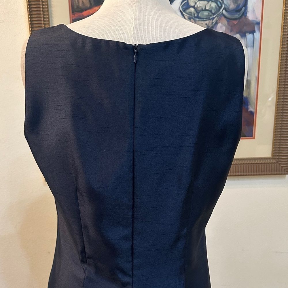 JESSICA HOWARD Evenings Elegant Navy  Gown w/ Crystal Embellished Jacket Size 12 - Picture 14 of 16